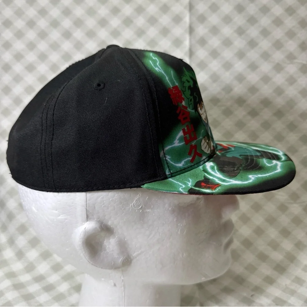 MY HERO ACADEMIA Mens Snapback Ball Cap Hat New Anime MANGA Izuku Midoriya